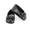 Ballerines noires pour poupée de 39 à 48 cm
