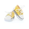 Baskets jaunes pour poupée 36 cm