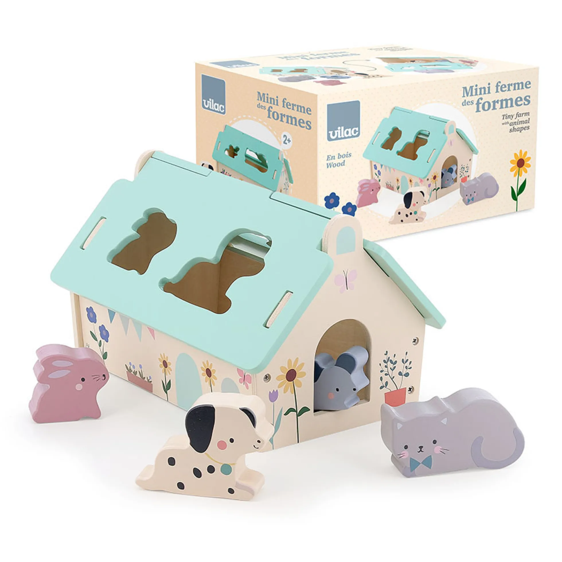 Boîte à formes, Maison des animaux - Sarah Betz