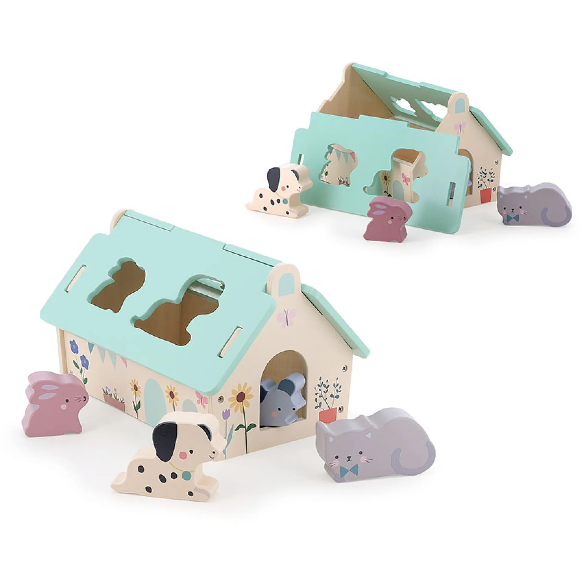 Boîte à formes, Maison des animaux - Sarah Betz