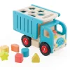 Camion de tri d’éveil en bois – Boîte à formes
