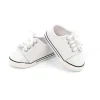 Chaussures de sport en toile blanche pour poupée de T36 à 48 cm