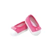 Chaussures rose et blanche pour poupée T39 à 48 cm