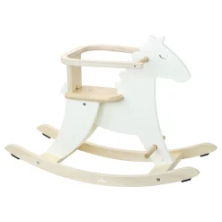 Cheval à bascule, Hudada blanc ivoire