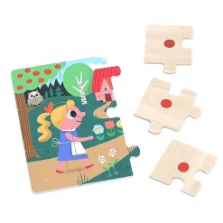 Coffret de 4 puzzles en bois, Boucle d’Or - Ingela P.Arrhenius