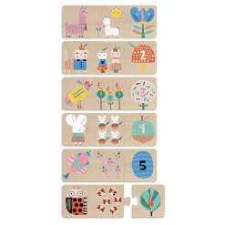 Coffret de 6 puzzles en bois, Maman-bébé - Suzy Ultman