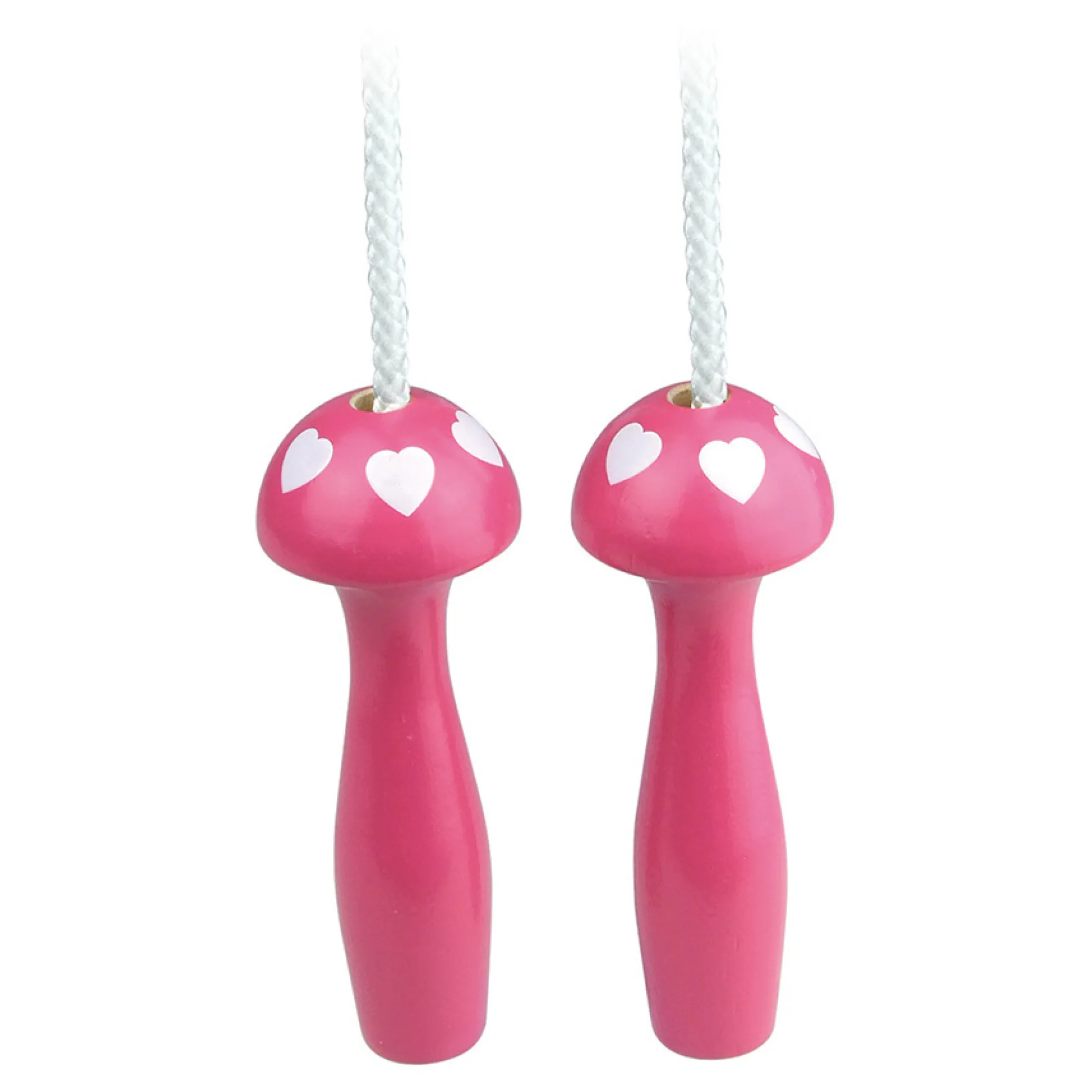 Corde à sauter coeur fuchsia