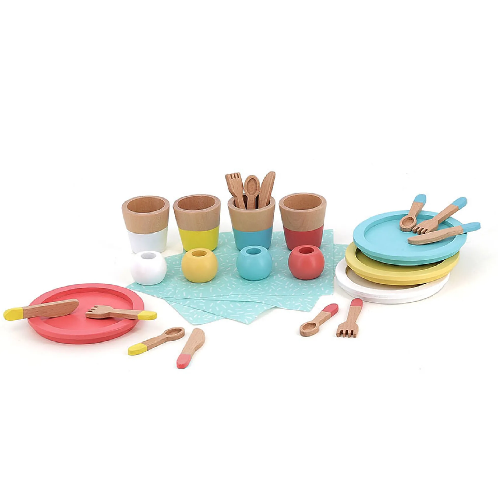 Dinette repas en bois
