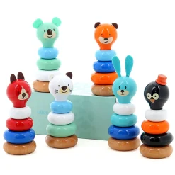 Empilable en bois Boizoos, Mariette la minette