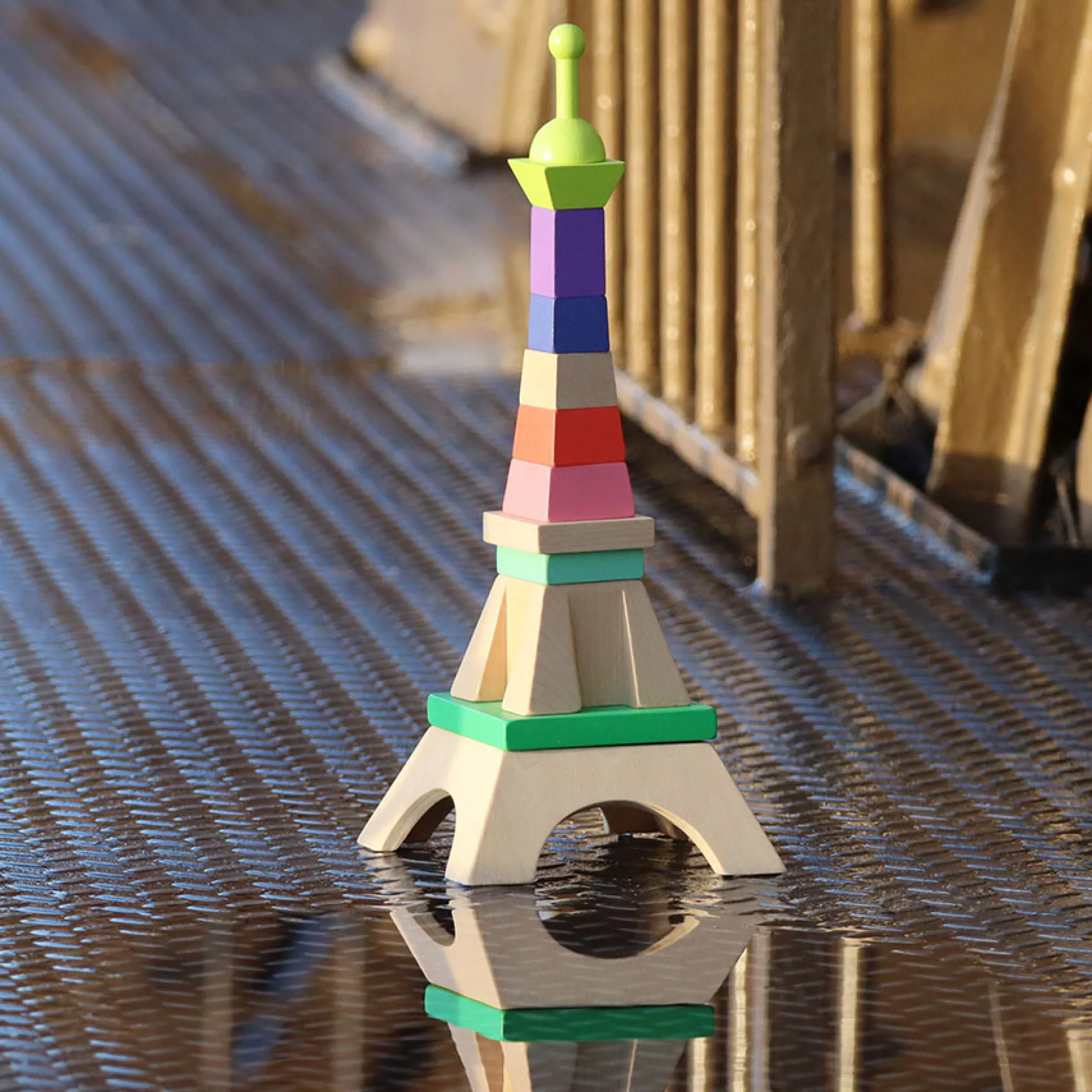 Empilable en bois, Tour Eiffel