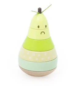 Empilable surprise Poire en bois – Jouet d’éveil
