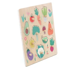 Encastrement en bois, Les légumes du jardin - Sarah Betz