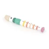 Flûte rayée multicolore en bois
