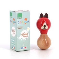 Hochet en bois Boizoos, Lucien le chien
