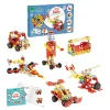 Jeu de construction en bois, coffret Batibloc Super