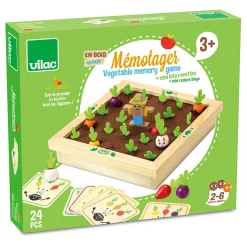 Jeu de mémo en bois, Mémotager Jour de récolte