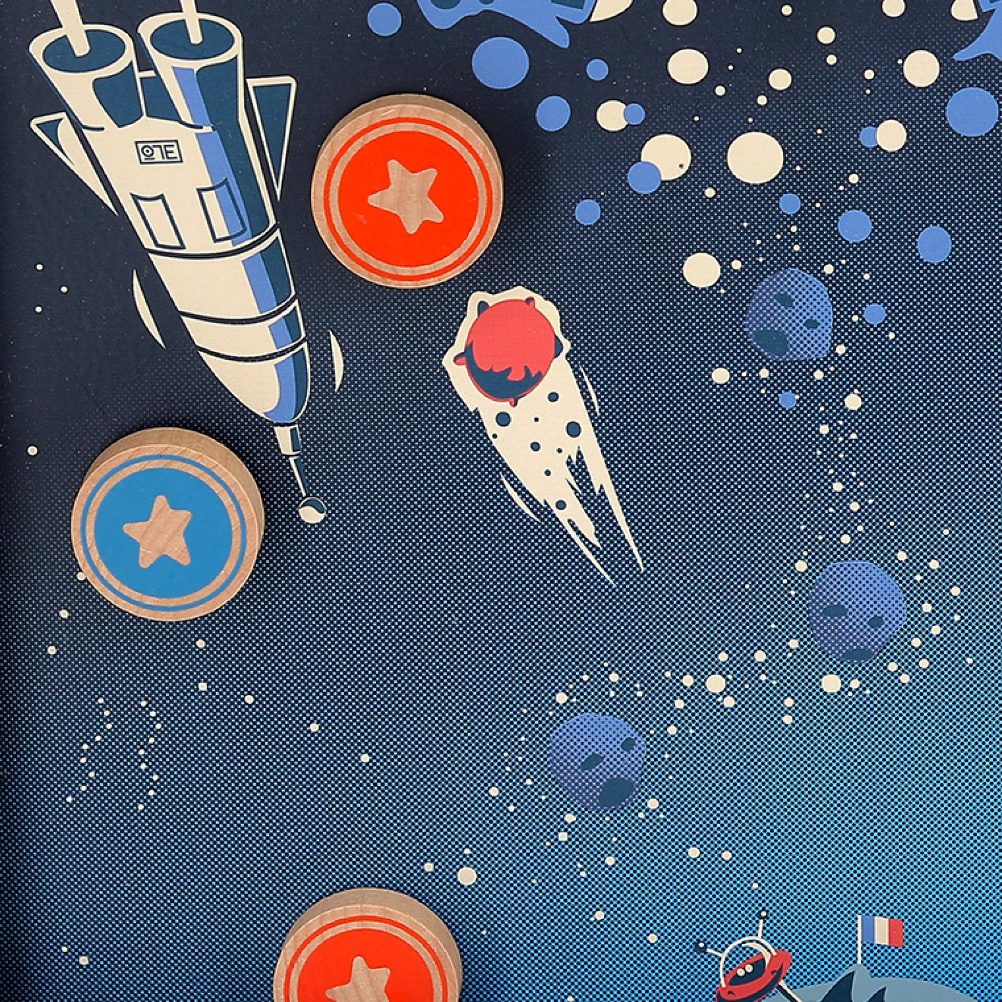Jeu de palets de l'espace