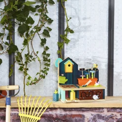 Jeu d’éveil en bois, Jardin multi-activités
