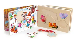 Livre puzzles en bois – Les 4 saisons
