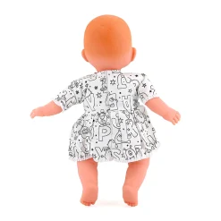 Petit Câlin souple 36 cm MA TENUE A COLORIER
