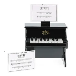 Piano en bois, Noir