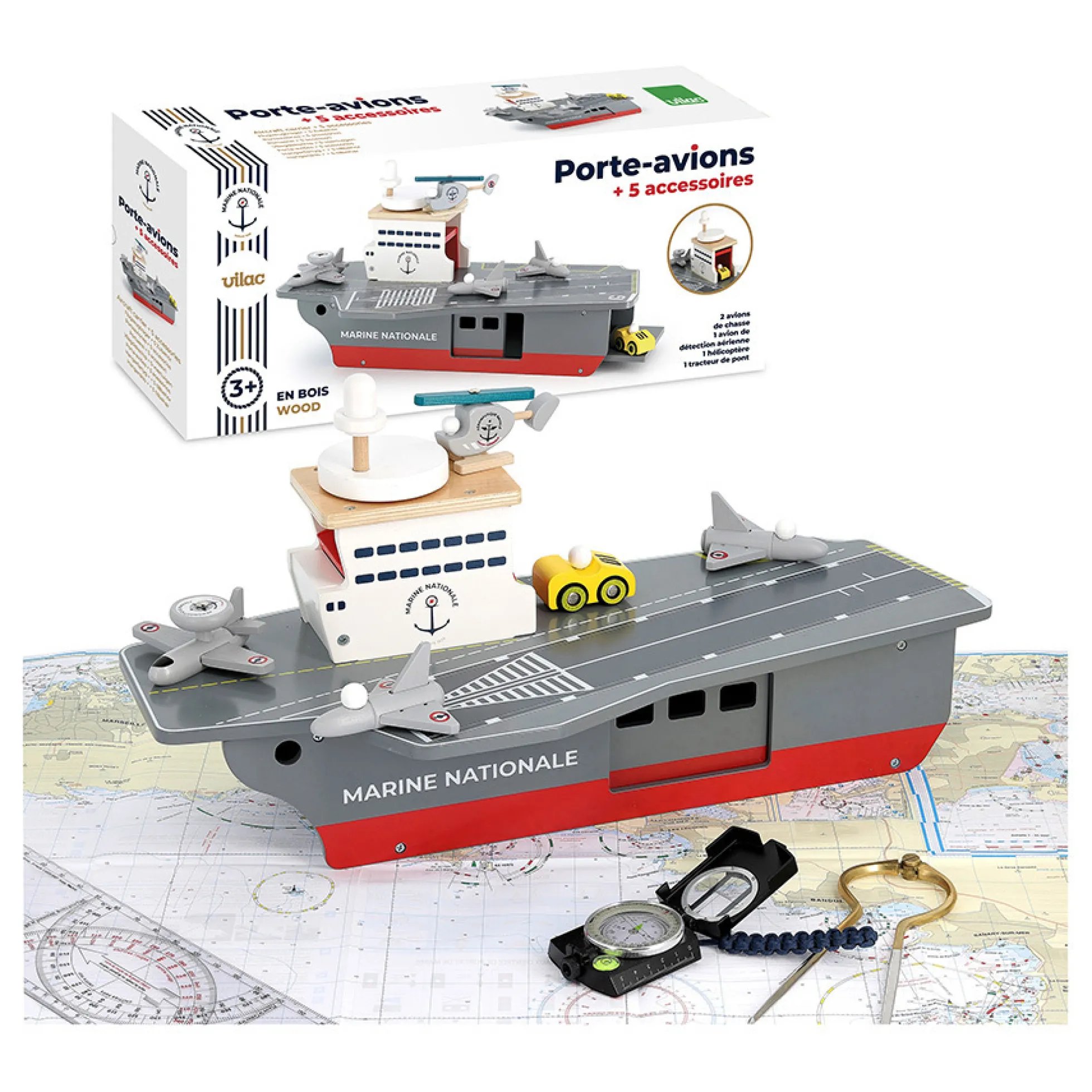 Porte-avions + accessoires - Marine nationale
