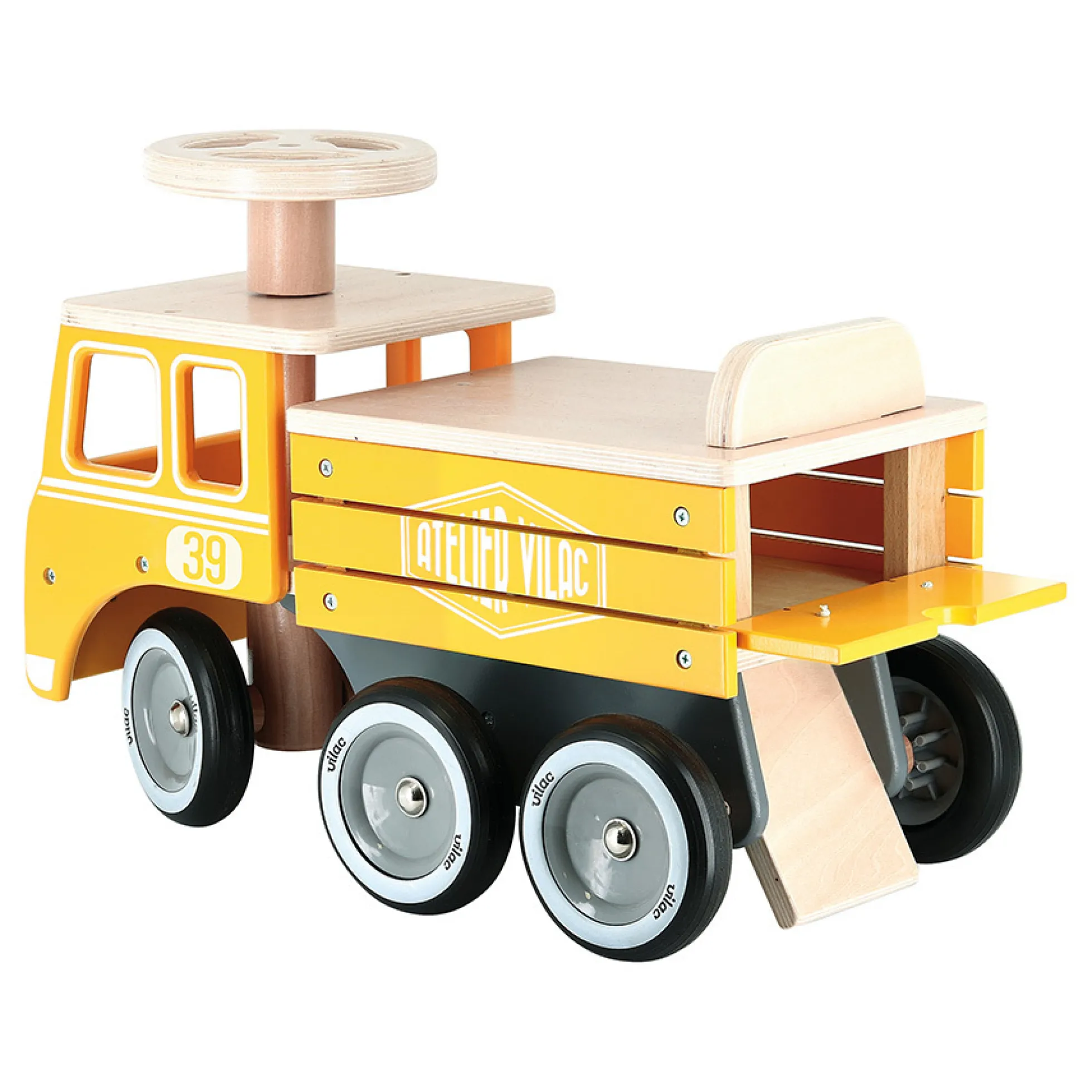 Porteur en bois, Camion de chantier