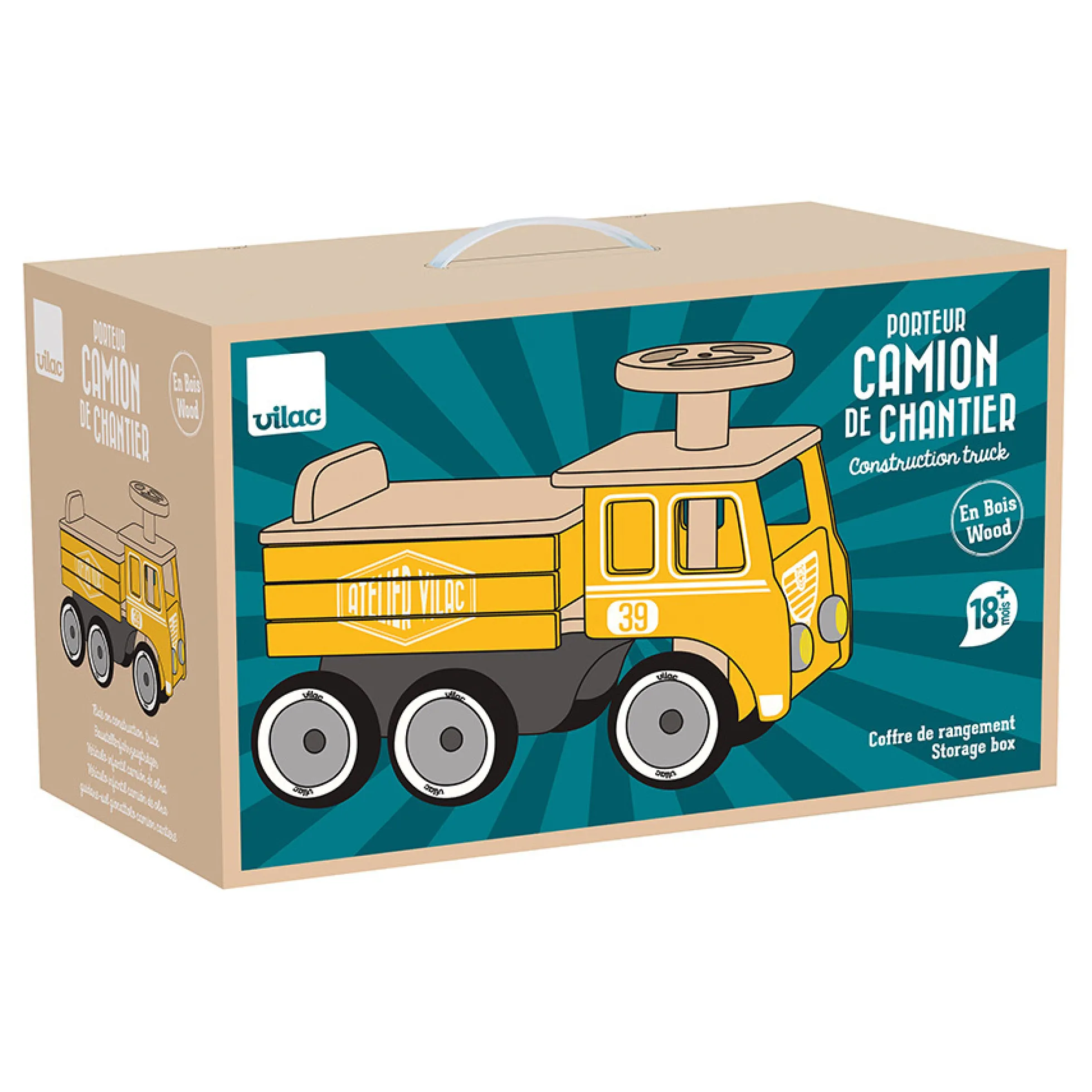 Porteur en bois, Camion de chantier