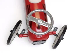 Porteur en métal, Vintage Rouge & Blanc crème