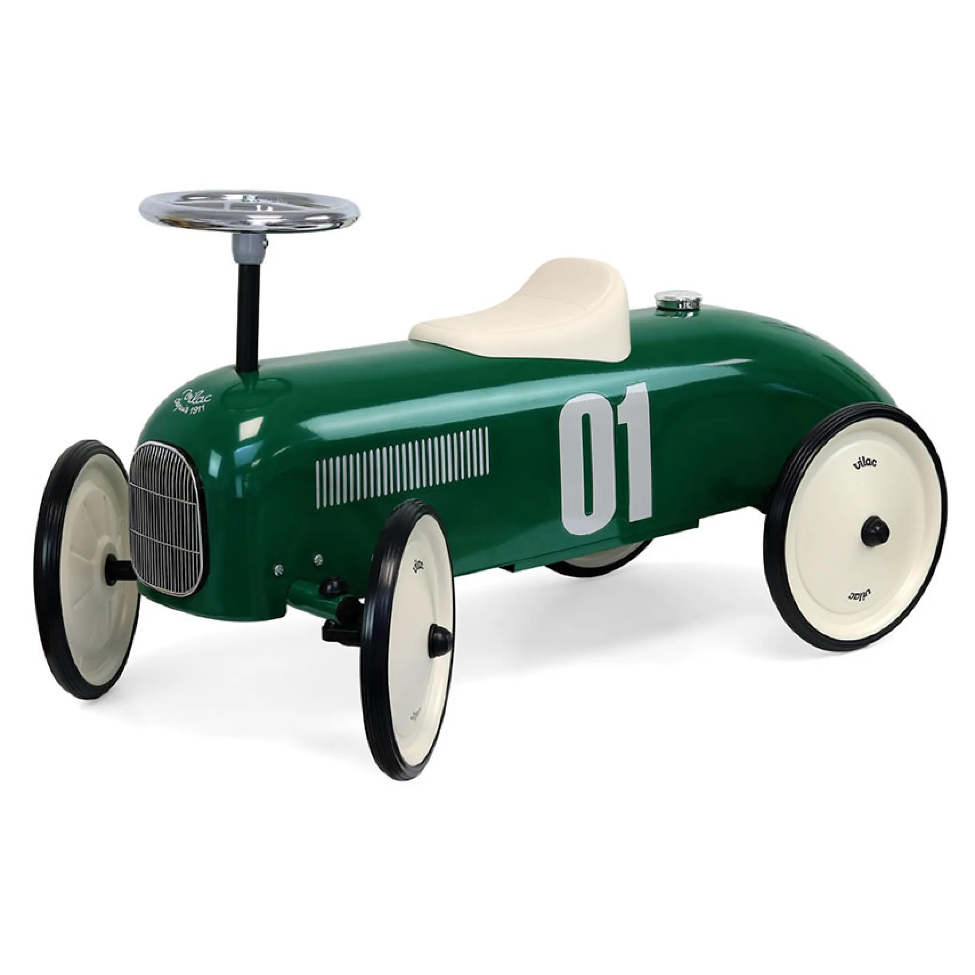 Porteur en métal, Vintage Vert British