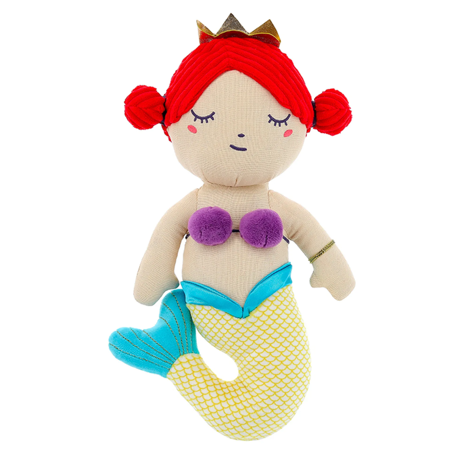 Poupée chiffon "La petite fille reine"