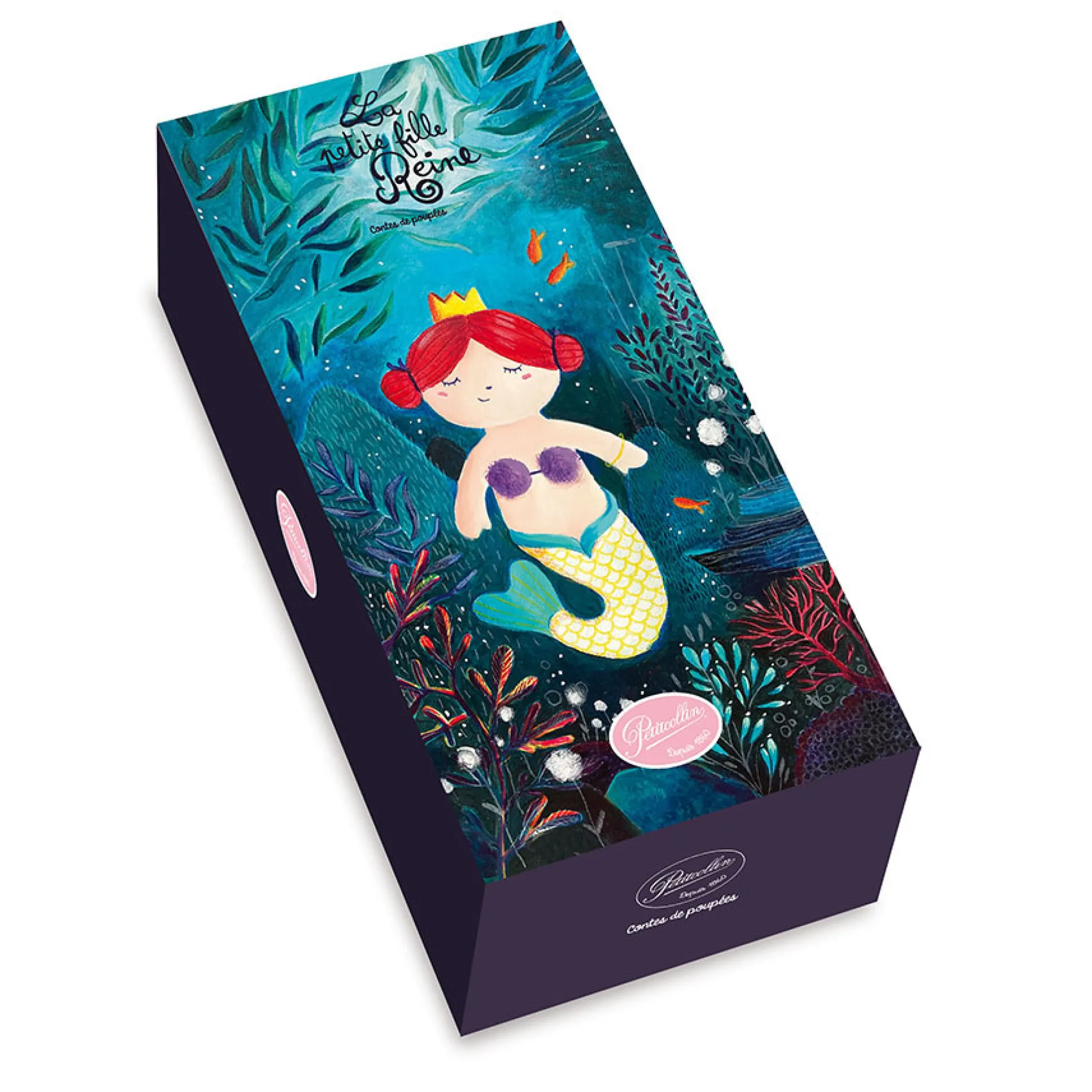Poupée chiffon "La petite fille reine"