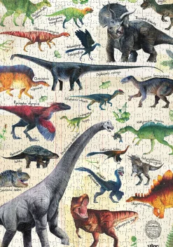 Puzzle dinosaures 500 pièces - Muséum national d'Histoire naturelle