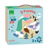 3 puzzles Terre - Mer - Ciel