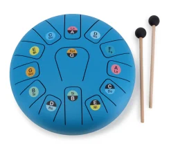 Tongue drum 10" (25 cm) en métal – 13 notes