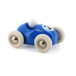 Voiture en bois, Mini roadster - Bleu