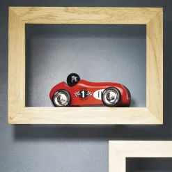 Voiture en bois, Old sport trophy - Grand modèle rouge